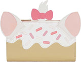 LOUNGEFLY DISNEY MARIE SWEETS FLAP WALLET