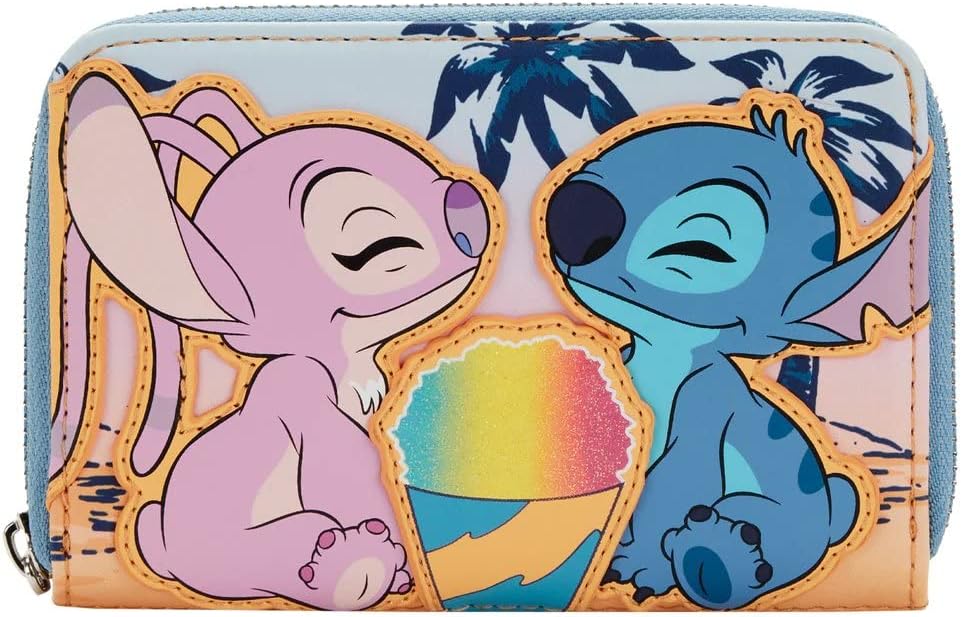 LF DISNEY L&S SNOWCONE DATE NIGHT ZIP AROUND WALLET