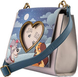 LF DISNEY LADY AND THE TRAMP WET CEMENT CROSS BODY BAG