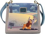 LF DISNEY LADY AND THE TRAMP WET CEMENT CROSS BODY BAG