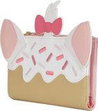 LOUNGEFLY DISNEY MARIE SWEETS FLAP WALLET