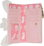 LOUNGEFLY DISNEY MARIE SWEETS FLAP WALLET
