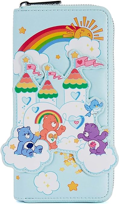 LF CARE BEARS CARE A LOT CASTLE ZIP A ROUND WALLET
