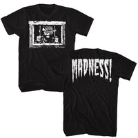 MACHO MAN-MACHO MAN MADNESS BARS-BLACK ADULT TSHIRT