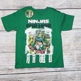TEENAGE MUTANT NINJA TURTLES NINJA FOR HIRE BOYS YOUTH T SHIRT