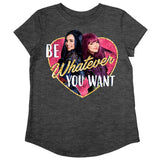 DISNEY DESCENDANTS BE WHATEVER YOU WANT GIRLS T SHIRT