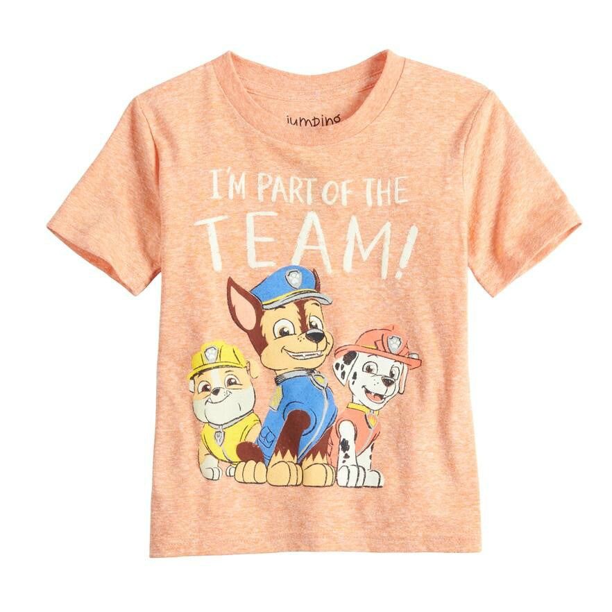 NICKELODEON NICK JR PAW PATROL IM PART OF THE TEAM T SHIRT