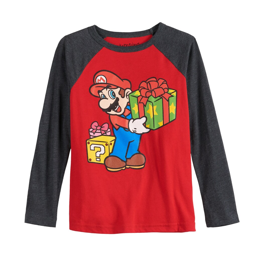 NINTENDO SUPER MARIO BIRTHDAY BOYS T SHIRT