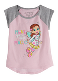 NICKELODEON BUTTERBEANS CAFE MAKE YOUR OWN MAGIC GIRLS T SHIRT