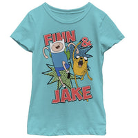 CARTOON NETWORK JAKE AND FINN GIRLS T SHIRT