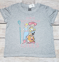 DISNEY TOY STORY GIRLS SUPPORTING GIRLS JUNIORS T SHIRT