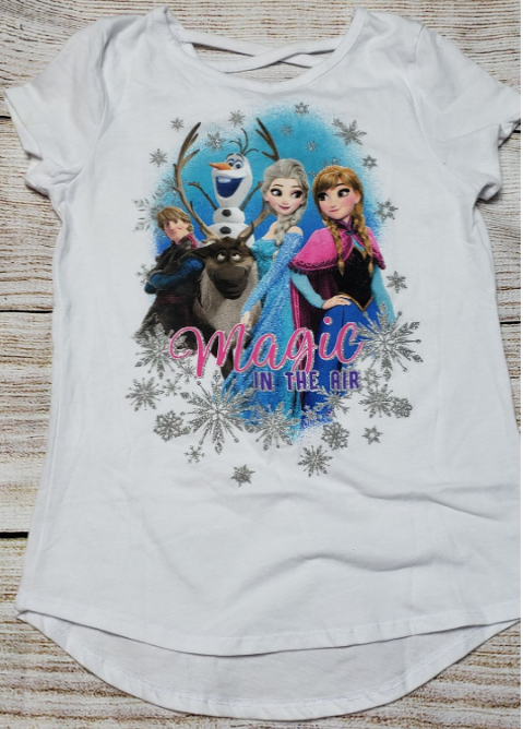 DISNEY FROZEN MAGIC IN THE AIR GIRLS T SHIRT