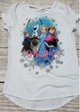 DISNEY FROZEN MAGIC IN THE AIR GIRLS T SHIRT