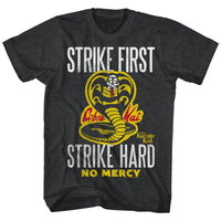 KARATE KID STRIKE HARD ADULT T SHIRT SM TO 2XL