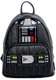 LOUNGEFLY STAR WARS DARTH VADER LIGHT UP COSPLAY MINI BACKPACK