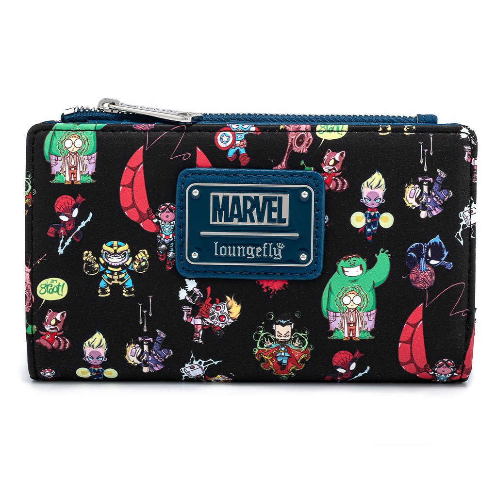 LOUNGEFLY MARVEL SCENE WALLET