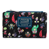LOUNGEFLY MARVEL SCENE WALLET