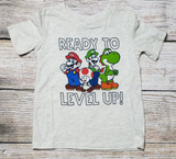 NINTENDO SUPER MARIO READY TO LEVEL UP BOYS T SHIRT