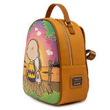 LOUNGEFLY PEANUTS CHARLIE BROWN SNOOPY SUNSET MINI BACKPACK