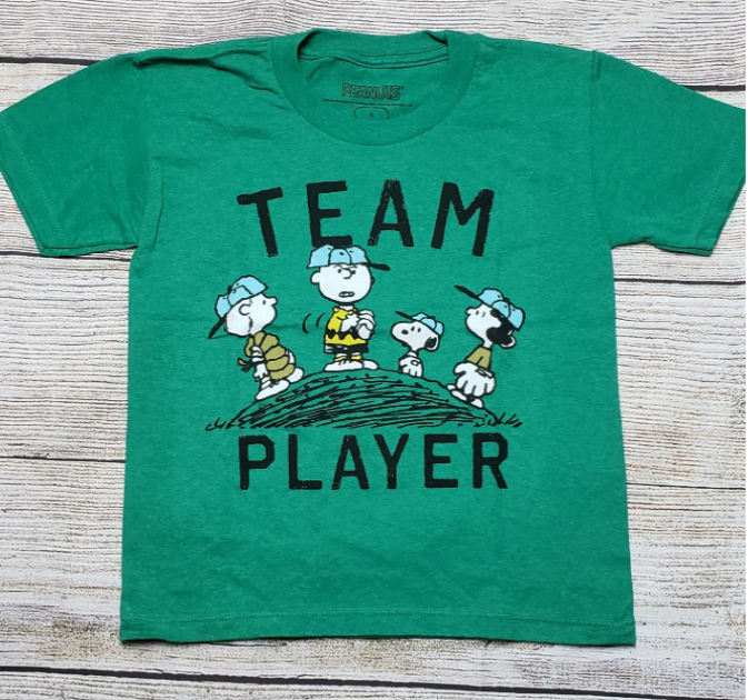 Peanuts Snoopy Team Player T Shirt Boys