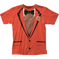 RETRO PROM ORANGE ADULT COSTUME T SHIRT SM TO 2XL