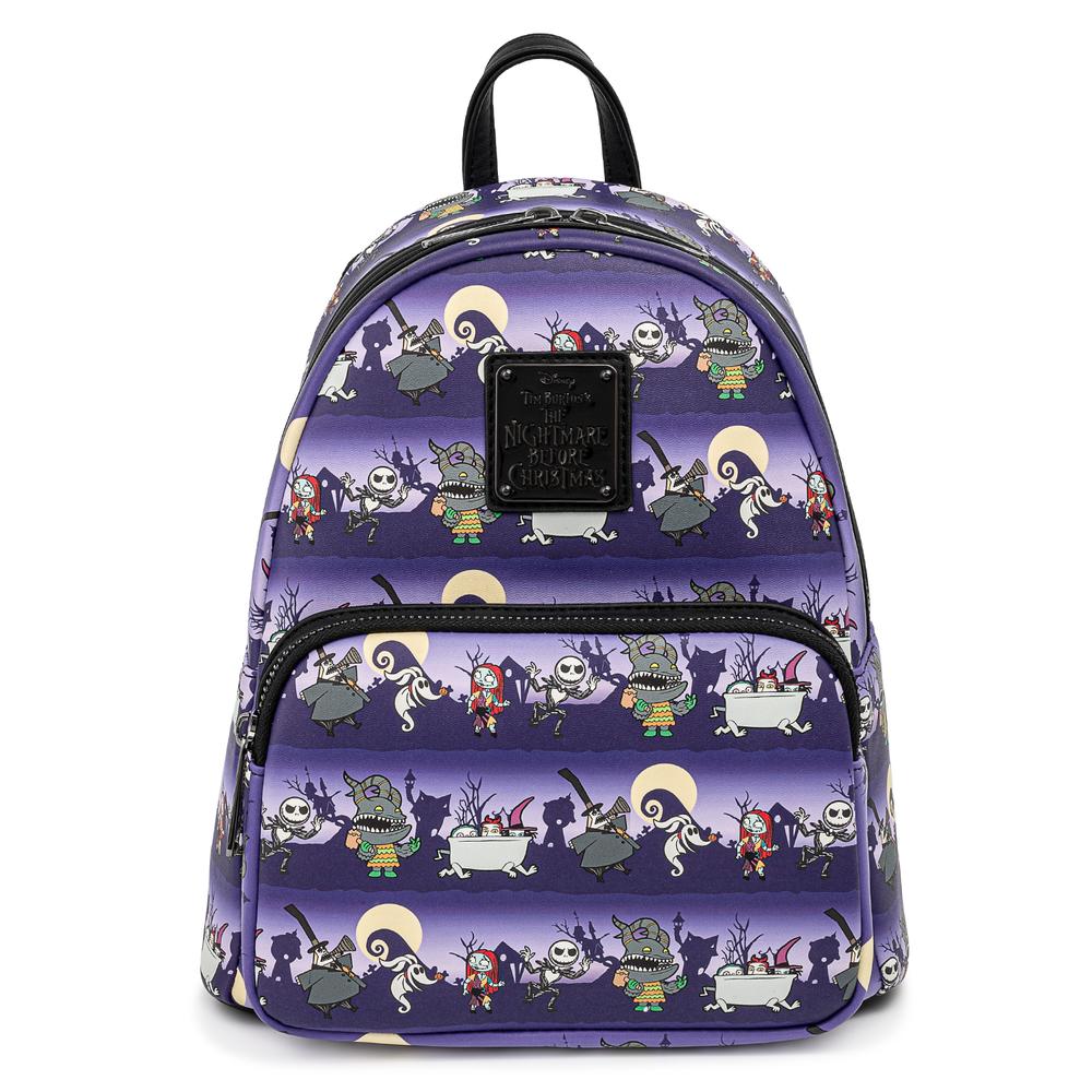 LOUNGEFLY DISNEY THE NIGHTMARE BEFORE CHRISTMAS HALLOWEEN LINE MINI BACKPACK