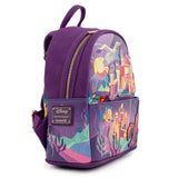 LOUNGEFLY DISNEY THE LITTLE MERMAID ARIEL CASTLE MINI BACKPACK