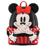 LOUNGEFLY DISNEY MINNIE MOUSE SPRINKLE CUPCAKE COSPLAY BACKPACK