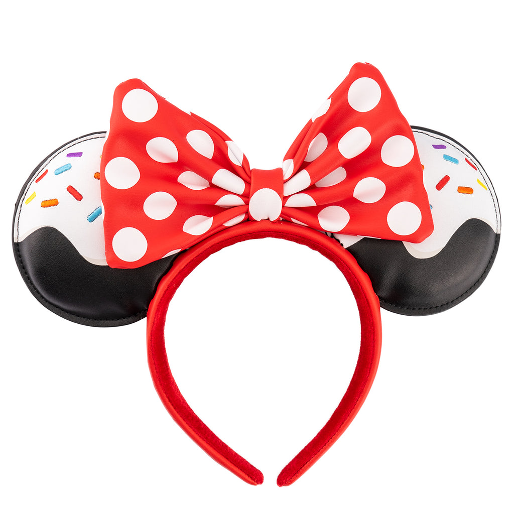 LOUNGEFLY DISNEY MINNIE MOUSE SPRINKLE CUPCAKE EARS HEADBBAND