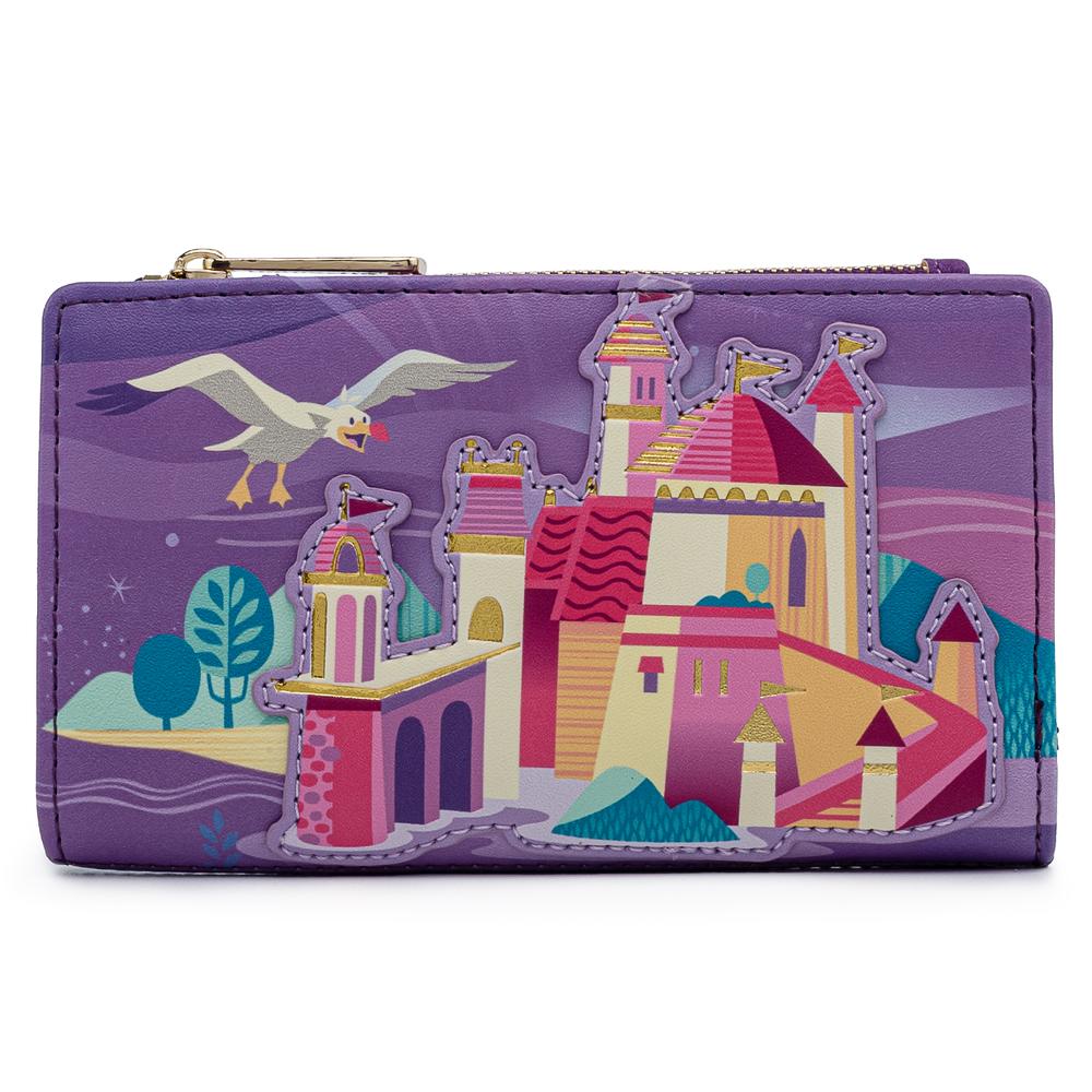 LOUNGEFLY DISNEY THE LITTLE MERMAID ARIEL CASTLE WALLET