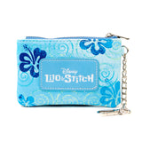 DISNEY LILO AND STITCH FLORAL BLUES CROSSBODY BAG AND COIN PURSE