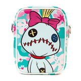 DISNEY LILO AND STITCH SCRUMP GREENS CROSSBODY BAG AND COIN PURSE