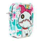 DISNEY LILO AND STITCH SCRUMP GREENS CROSSBODY BAG AND COIN PURSE