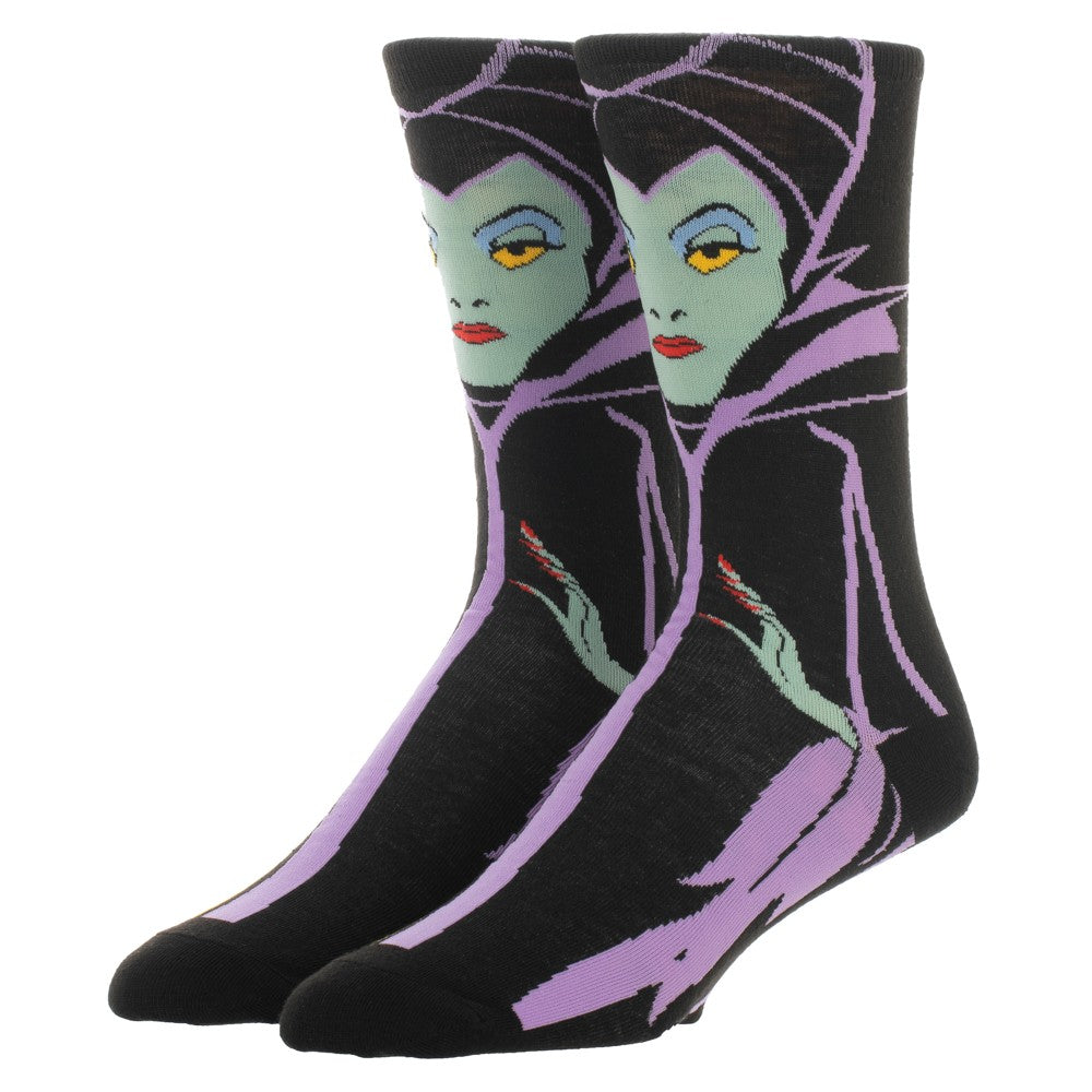 DISNEY VILLAINS MALEFICENT 360 CHARACTER SOCKS