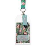 GOLDEN GIRLS TROPICAL PALM AOP LANYARD