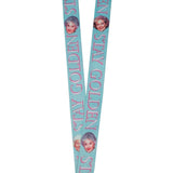 GOLDEN GIRLS TROPICAL PALM AOP LANYARD