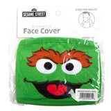 SESAME STREET OSCAR THE GROUCH FACE ADJUSTABLE FACE COVER