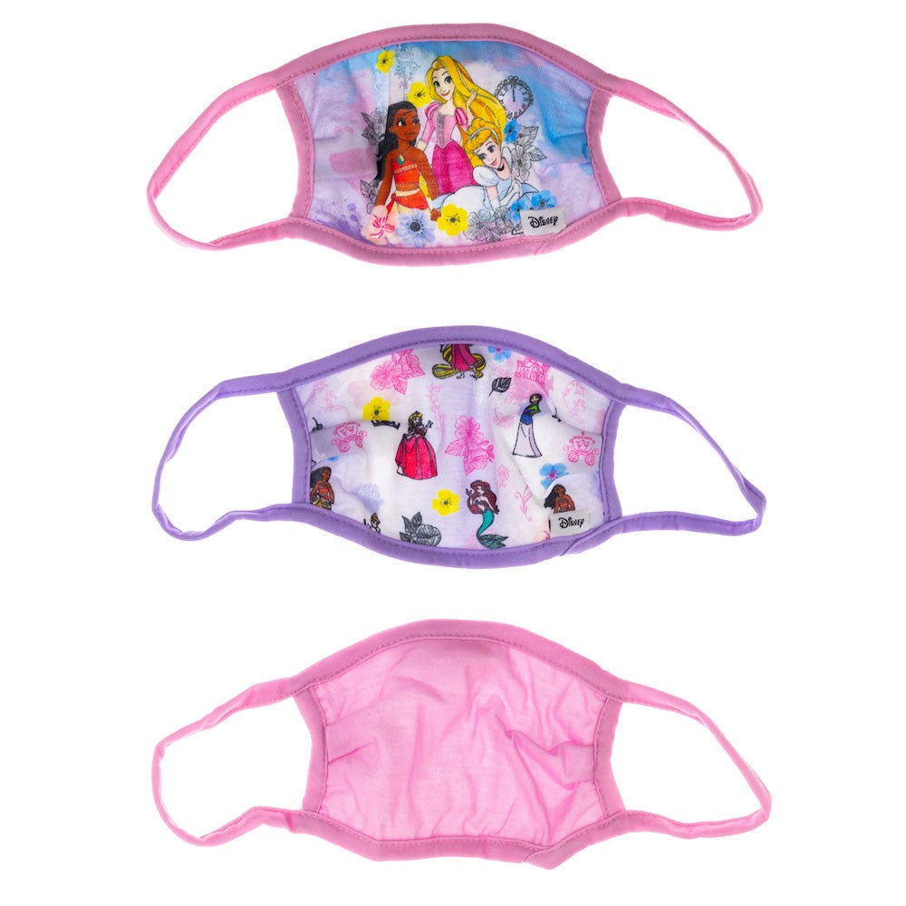 DISNEY PRINCESS 3 PACK YOUTH FACE COVER