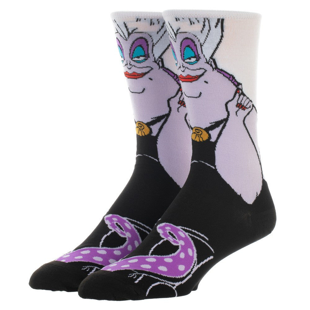 DISNEY URSULA THE SEA WITCH 360 CHARACTER SOCKS
