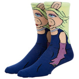 JIM HENSON THE MUPPETS MISS PIGGY 360 CHARACTER SOCKS