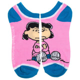 PEANUTS SNOOPY CHARLIE BROWN ANKLE SOCK 5 PACK