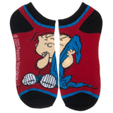 PEANUTS SNOOPY CHARLIE BROWN ANKLE SOCK 5 PACK