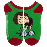 PEANUTS SNOOPY CHARLIE BROWN ANKLE SOCK 5 PACK