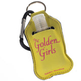 GOLDEN GIRLS ROSE NEOPRENE BOTTLE HOLDER KEY CHAIN