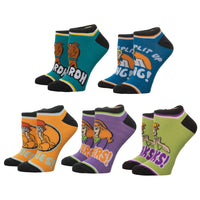 SCOOBY DOO 5 PAIR ANKLE SOCK SET