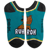 SCOOBY DOO 5 PAIR ANKLE SOCK SET