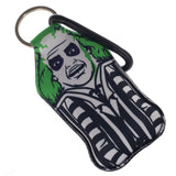 BEETLEJUICE NEOPRENE BOTTLE HOLDER KEY CHAIN