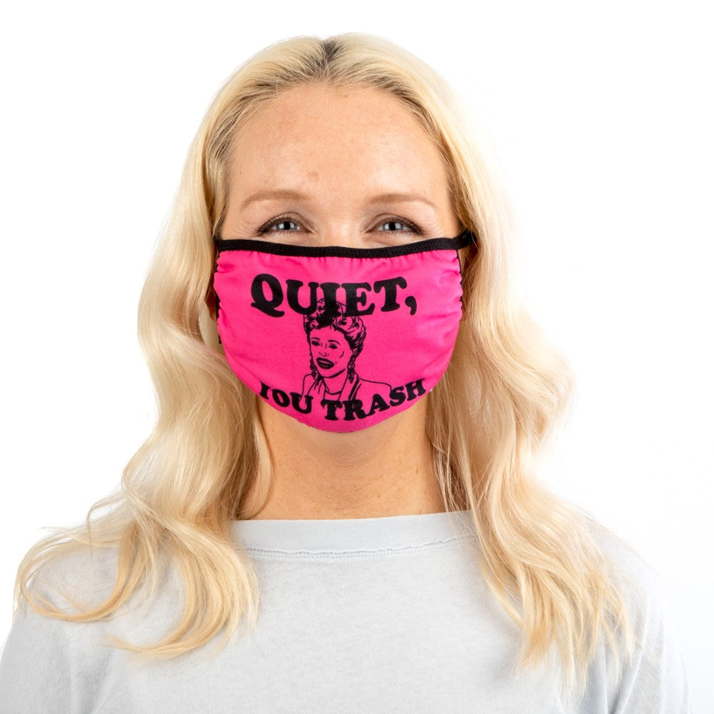 GOLDEN GIRLS QUIET YOU TRASH ADJUSTABLE FACE COVER
