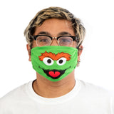 SESAME STREET OSCAR THE GROUCH FACE ADJUSTABLE FACE COVER