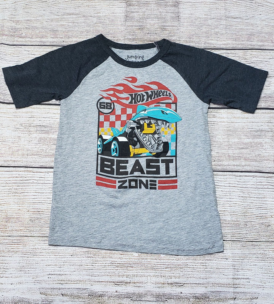 HOT WHEELS BOYS BEAST ZONE RAGLAN